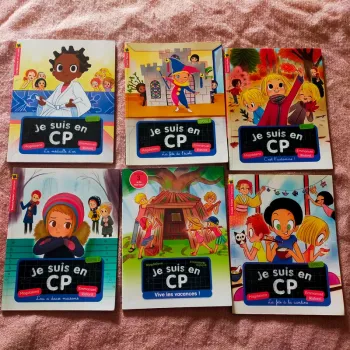 Lot de 6 livres je suis en CP
