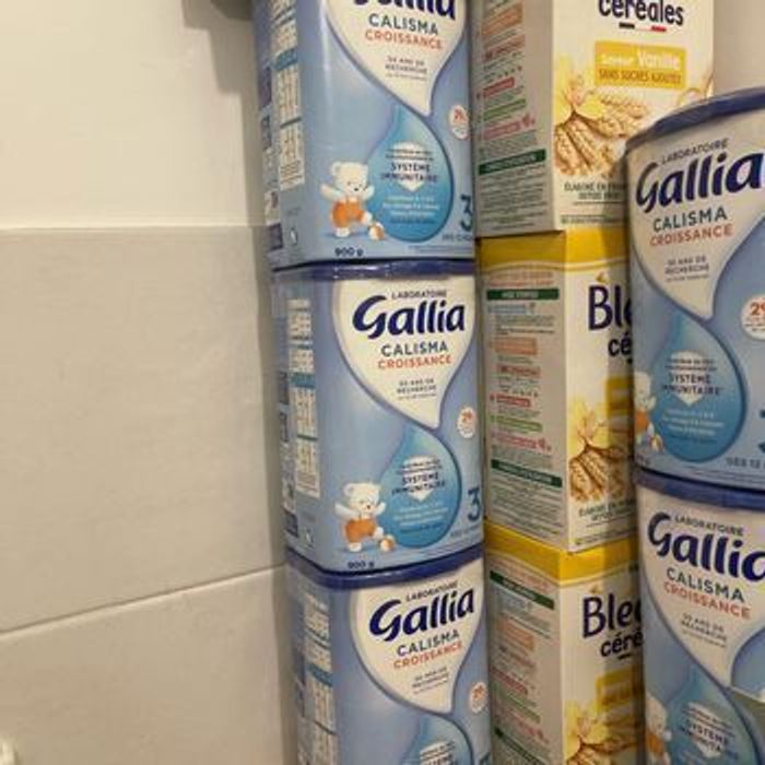 Lait gallia calisma croissance 3ème âge lot 6