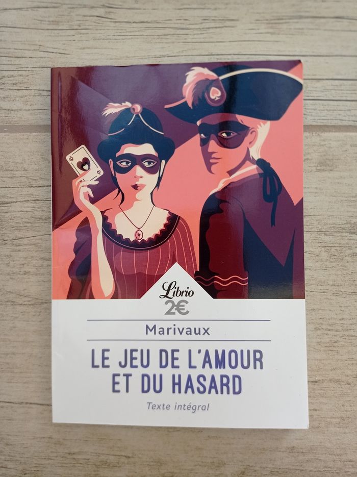 Le Jeu de l'amour et du Hasard - Marivaux Librio - photo numéro 1