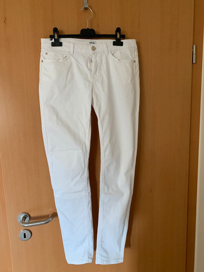 Jeans Pimkie blanc taille 38 - photo numéro 2