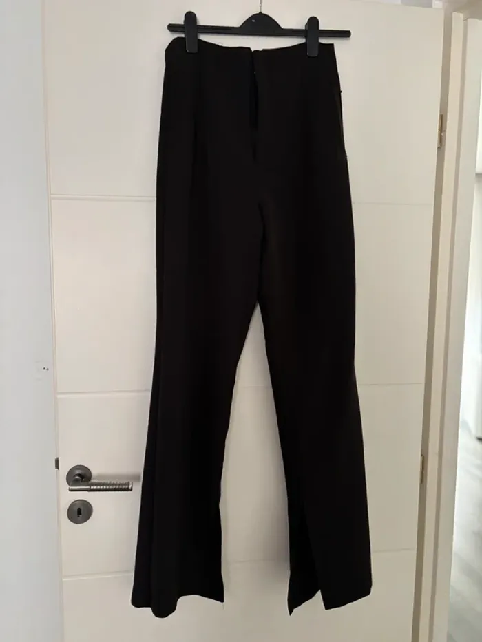Pantalons évasés avec taille haute