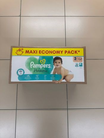 Couche pampers taille 3 harmonie