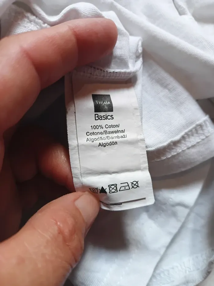 T-shirt blanc fille tête de mort - photo numéro 5