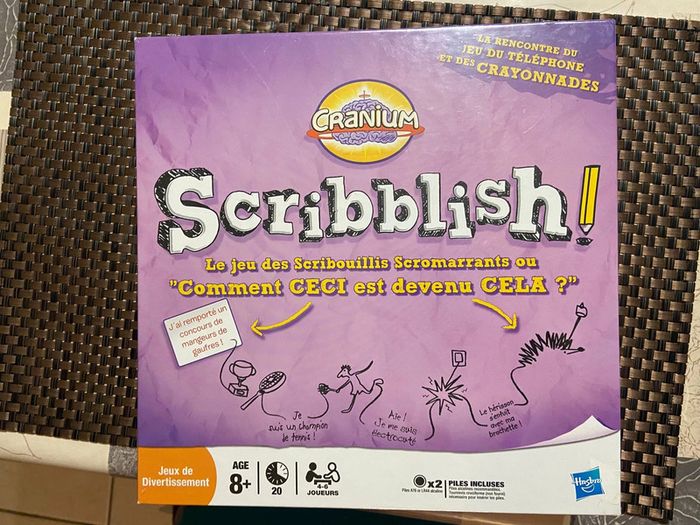 Hasbro - Jeu de Société - Cranium Scribblish