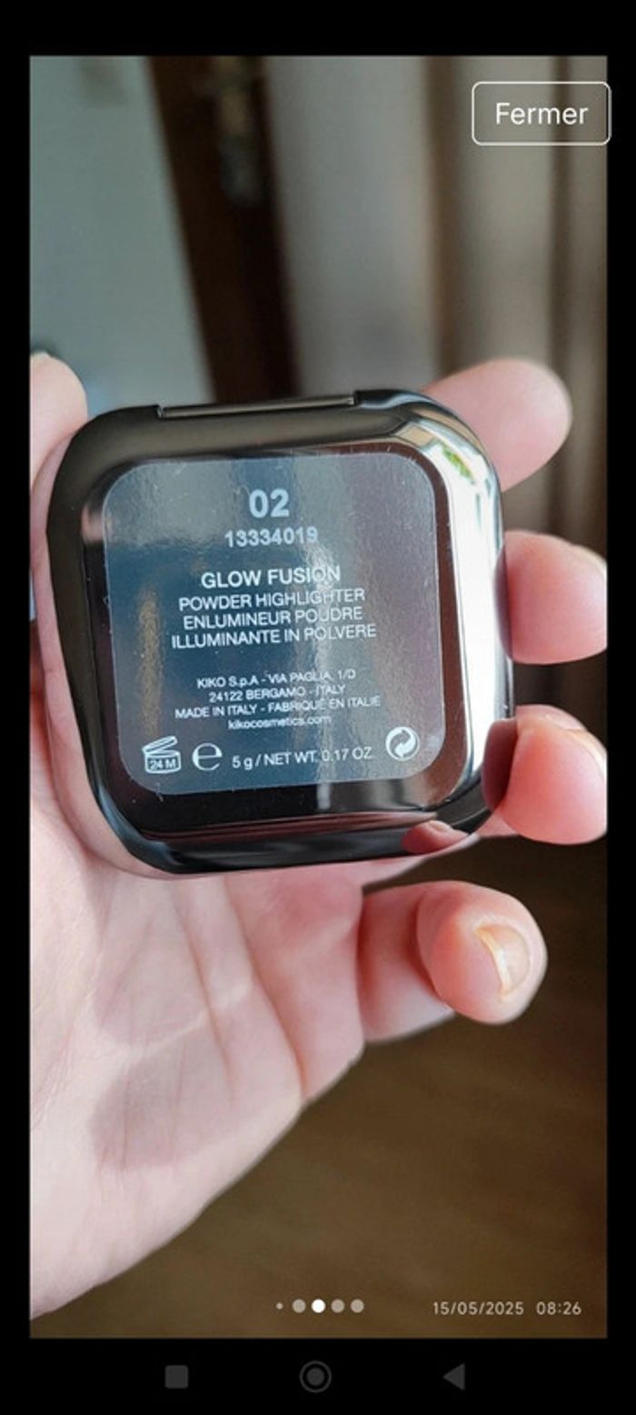 Kiko Cosmetics Glow Fusion Highlighter Teinte 02 - photo numéro 7
