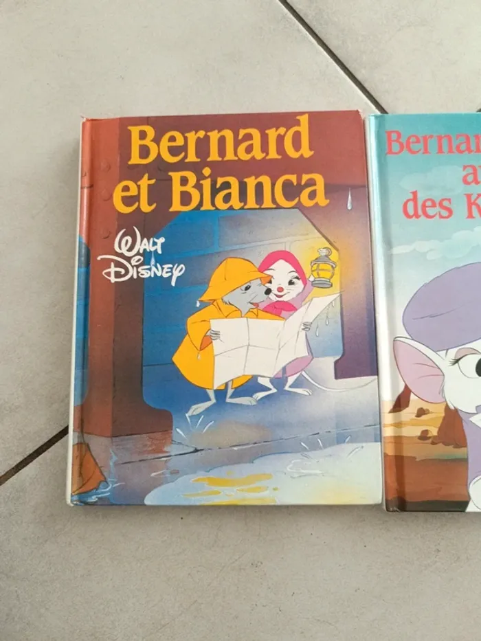 Lot de 2 livres Disney Bernard et Bianca - photo numéro 2