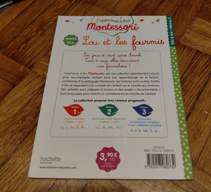 j'apprends à lire Montessori lou et les fourmis - photo numéro 2