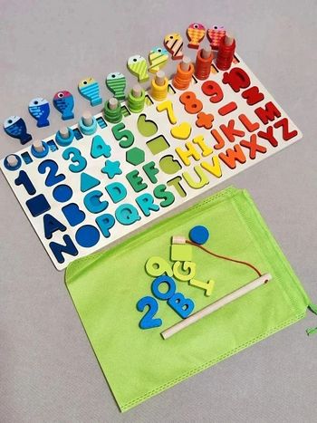 Jeu en bois éducatif pour enfant