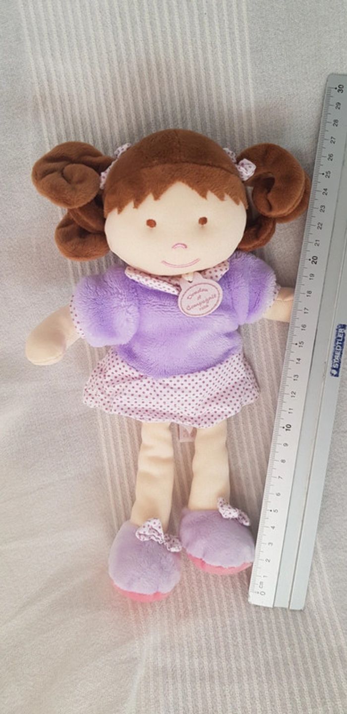 Poupée violette Doudou et compagnie - photo numéro 2