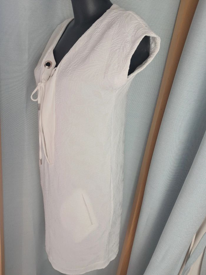 Ikks robe blanche été T.40 en tbe - photo numéro 10