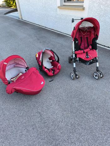 Ensemble poussette Bébé Confort en bon état
