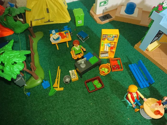 Camping playmobil avec camping car - photo numéro 12