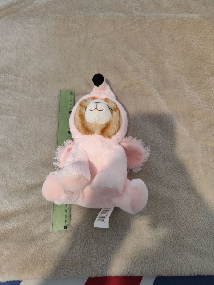 Peluche chat/flamand-rose - photo numéro 3