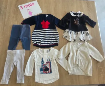 Lot vêtements 3m fille