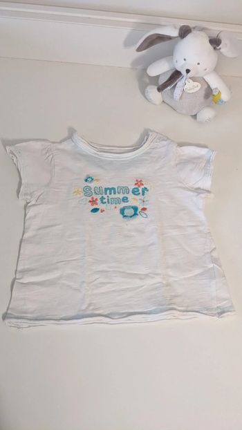 Tee-shirt blanc 18 Mois