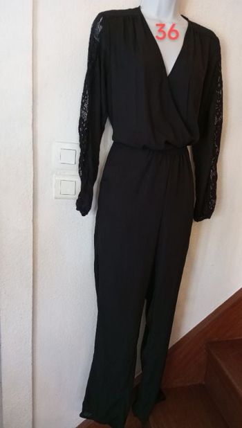 Comí pantalon fluide dentelle femme 36