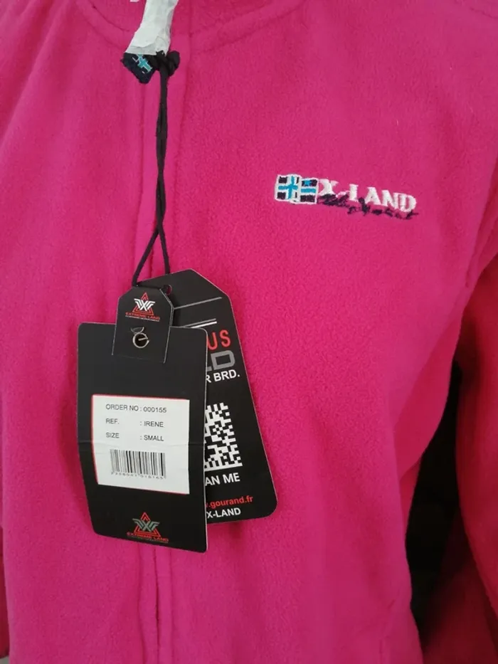 Veste polaire rose zippée / X-Land tech / (S) - photo numéro 2