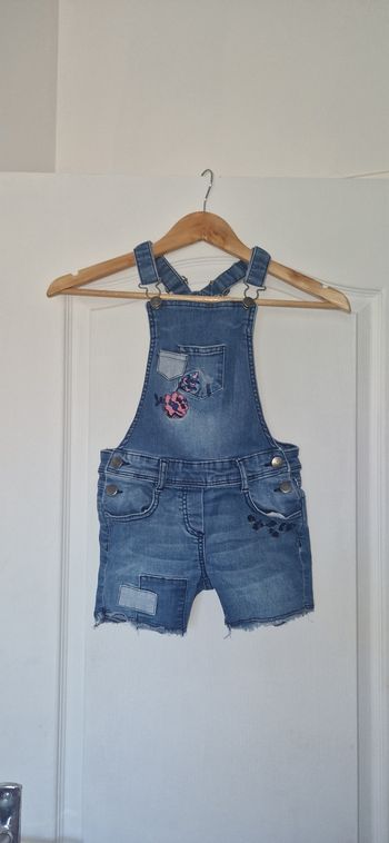 Salopette short en jeans orchestra Taille 8ans
