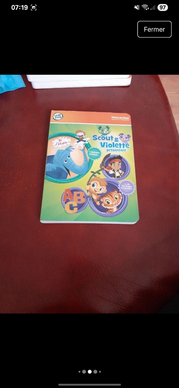 Lecteur Scout et 6 livres Leap frog - photo numéro 7