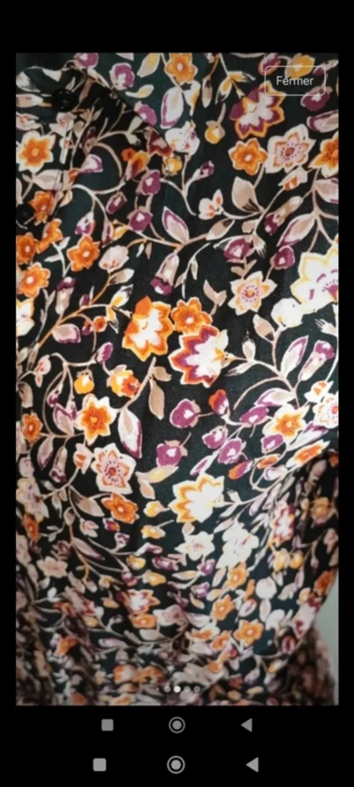Combinaison à fleurs taille S/M - photo numéro 4