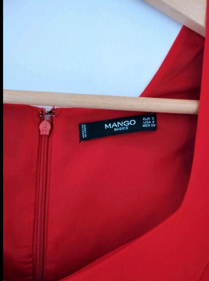 Robe cocktail  -  Rouge  -  Mango -  S -  Excellent état - photo numéro 6
