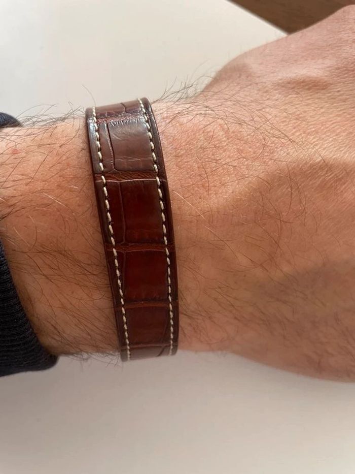 Bracelet en cuir Hermès. - photo numéro 4
