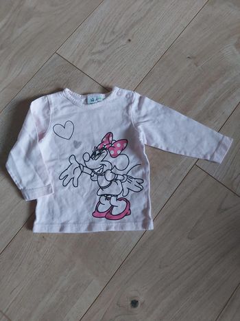 Tee-shirt ML Disney Minnie 6 mois (78)