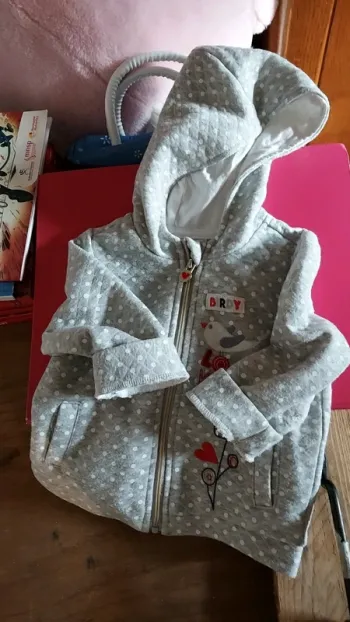 Veste bébé fille en 9 mois