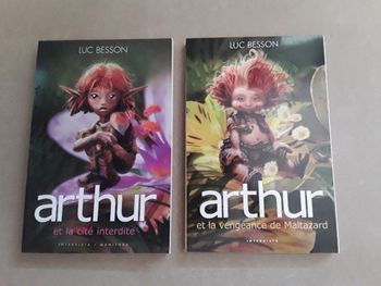 Lot 2 tomes Arthur Luc Besson TBE