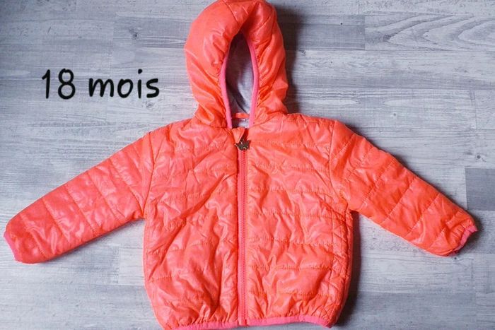 Manteau doudoune corail 18 mois