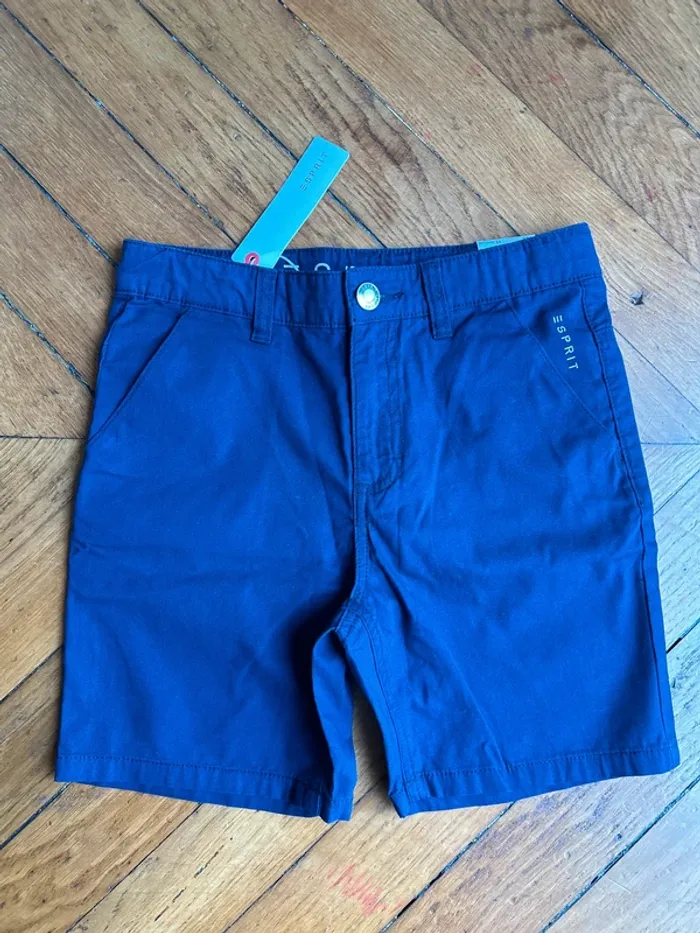 NEUF short Esprit taille 11 ans bleu marine - photo numéro 6