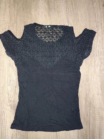 T shirt noir Taille XS Jennyfer