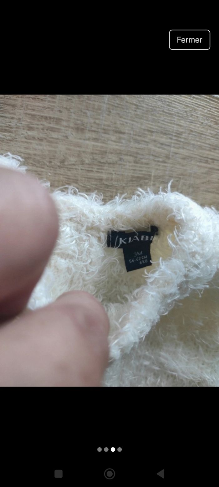 Robe pull chaude 3 mois - photo numéro 3