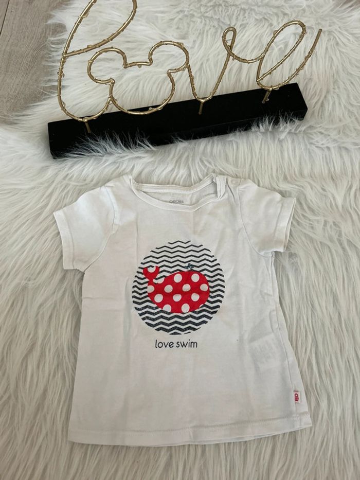 Très beau tee shirt 🥰 obaibi taille 12 mois