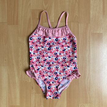 Maillot de bain fille Sergent Major – Fleurs – 6/7 ans (122 cm)