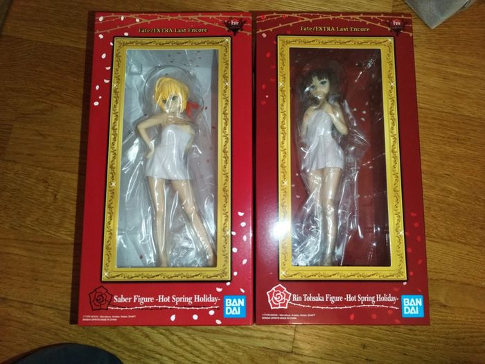 Figurine Fate/Extra Last Encore Saber et Rin Tohsaka ver Bathing figure