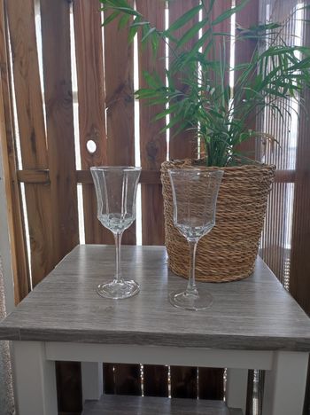 Verres à vin vintage