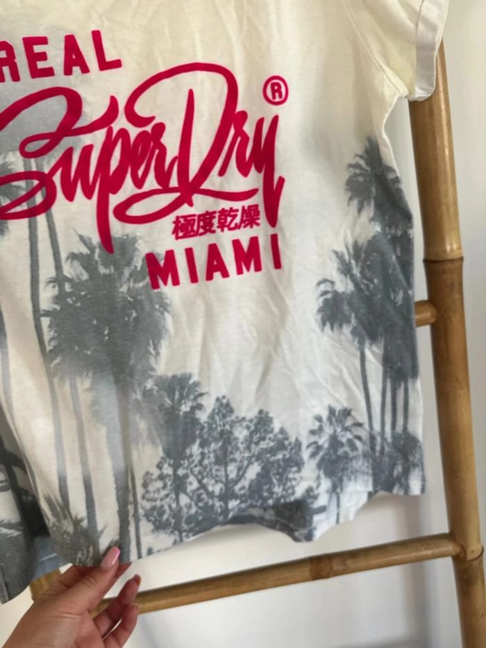 t-shirt superdry miami taille S coupe boyfriend - photo numéro 6