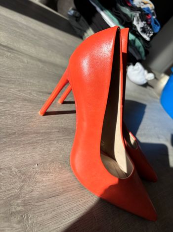 Escarpin orange Zara
