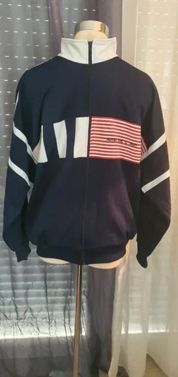Veste Armée de l'air Militaire Bleu France Fecsa Jacket Homme vintage - 180 / L
