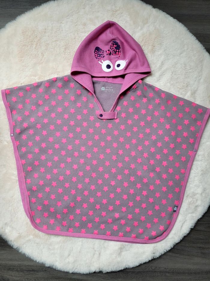 Cape fille 6/8 ans petit béguin rose
