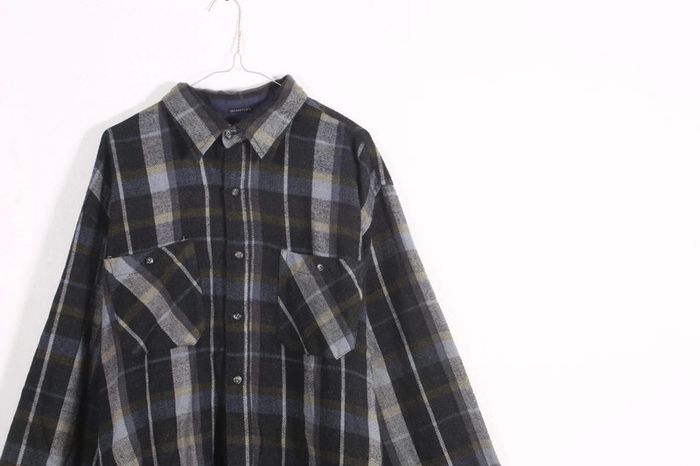 Jolie chemise à carreaux vintage mixte XXL (#23513) - photo numéro 2