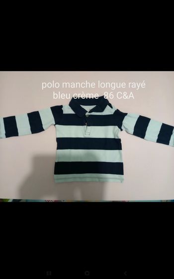 Polo manche longue