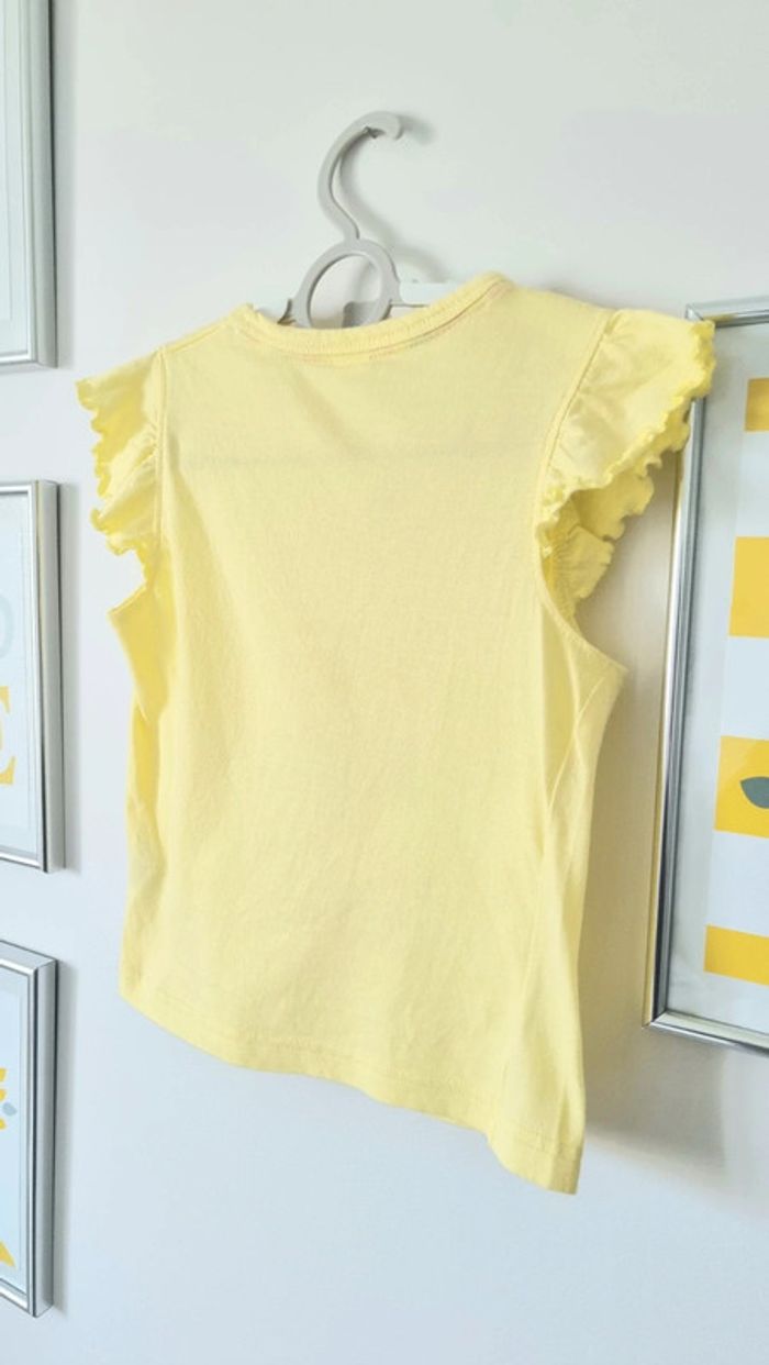 T-shirt arc en ciel so sweet jaune taille 3-4ans - photo numéro 4