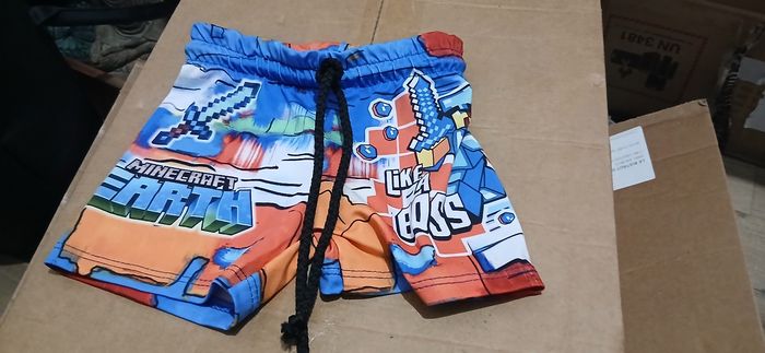 Maillot de bain minecraft  8 ans