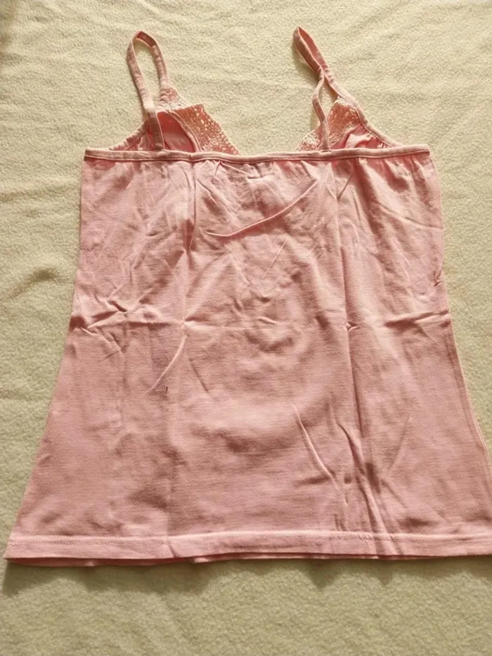 Debardeur rose avec broderie devant TM - photo numéro 5