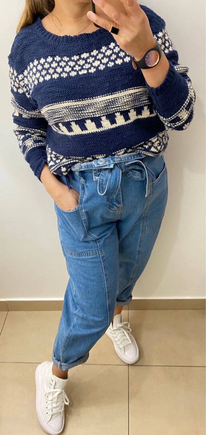 Pull avec Frange Taille L - photo numéro 3