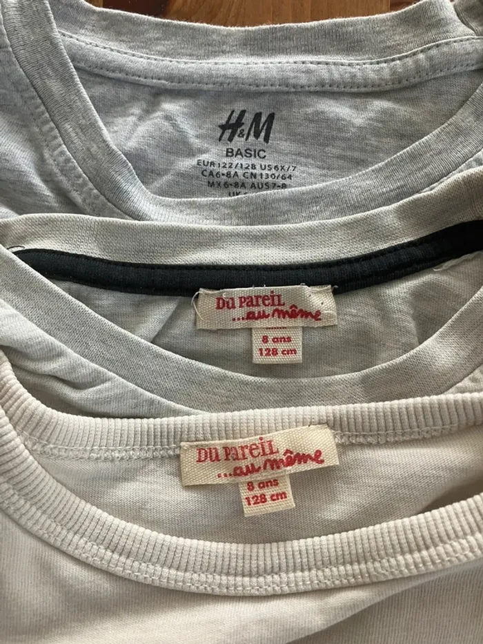Lot 3 tshirts 8 ans - photo numéro 6