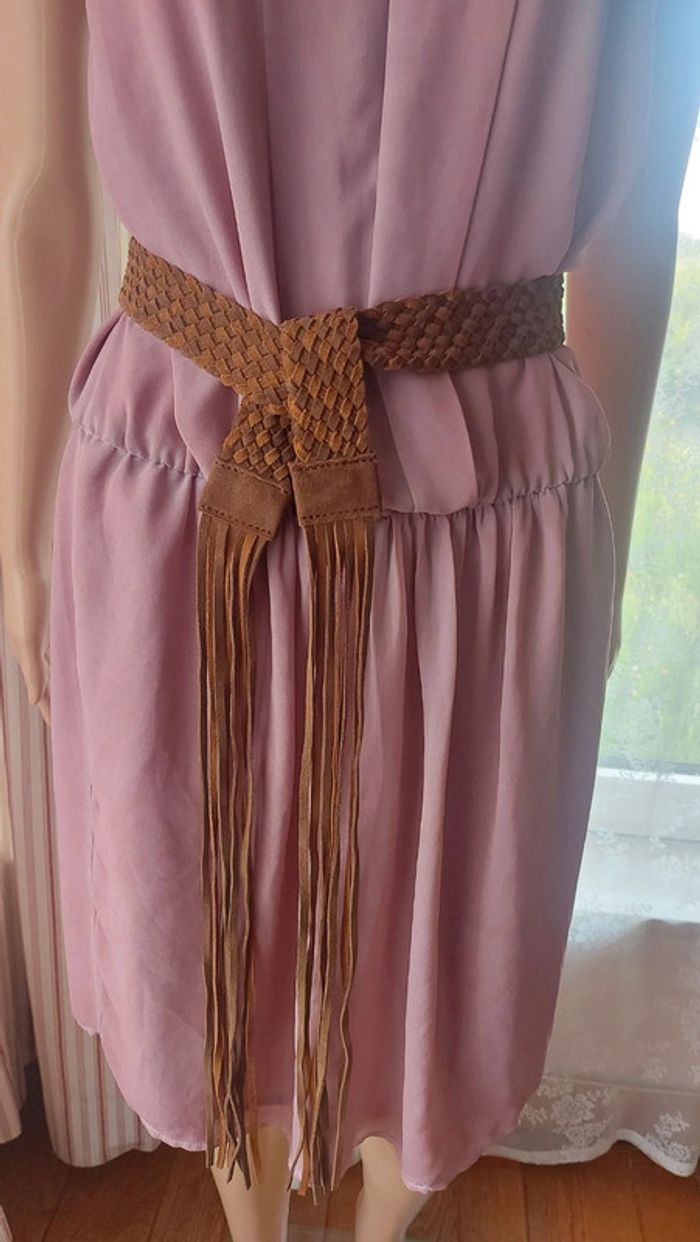 Ceinture tressée Naf Naf cuir taille 3 (85cm) - photo numéro 3