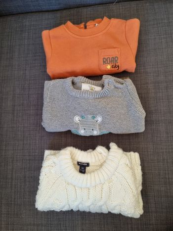 Lot pulls et gilets 3 mois